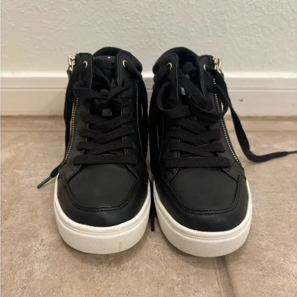 Nine West Black High-Top Sneakers - Picture 1 of 6